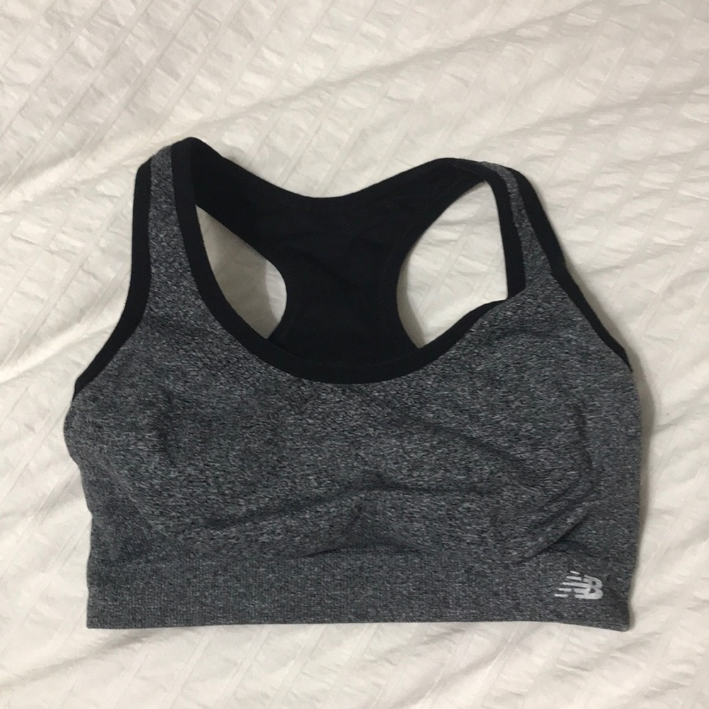 New Balance Grey Sports Bra